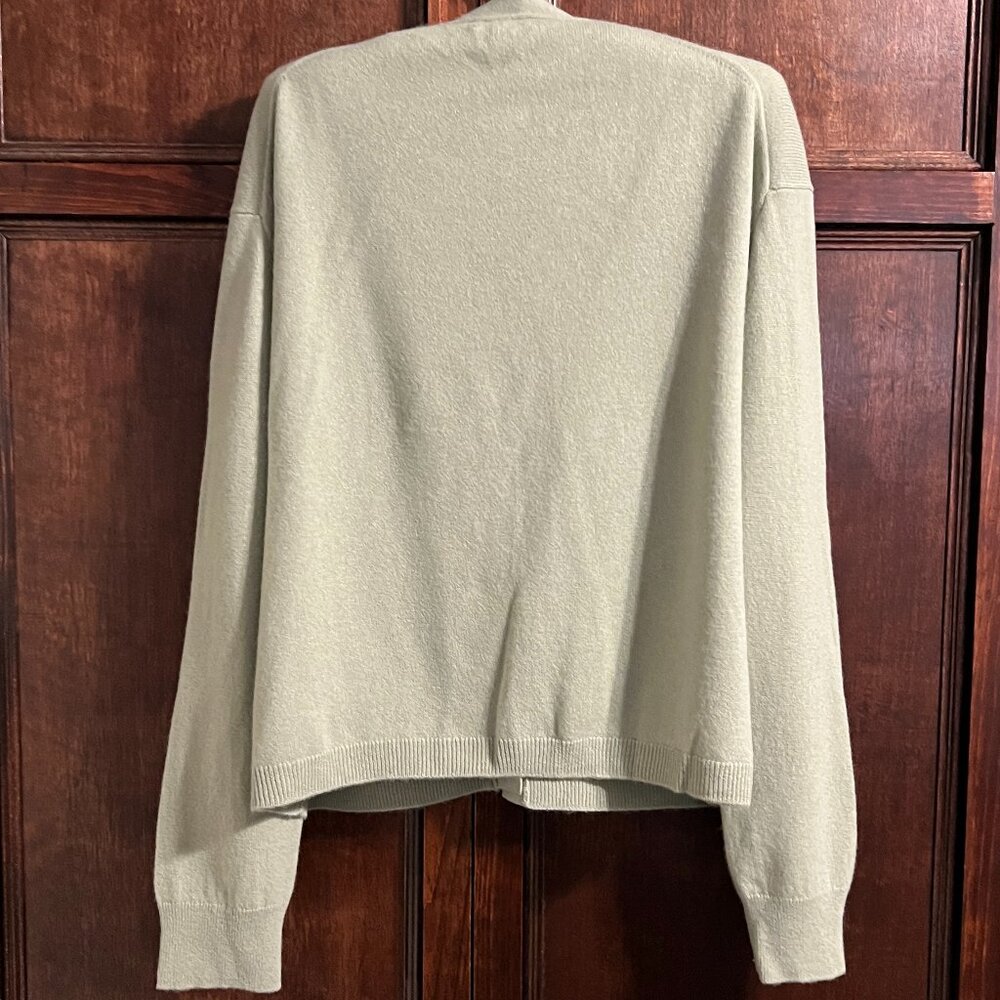 J CREW & MAGASCHONI CASHMERE CARDI TEE SET - Picture 3 of 15